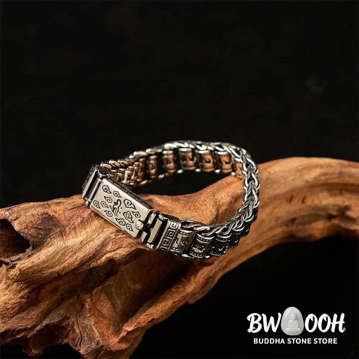 BWOOOH Tibetan Auspicious Clouds Copper Om Mani Padme Hum