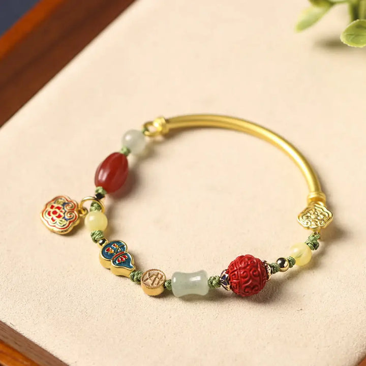 BWOOOH Tibetan Auspicious Clouds Fortune Happiness Wealth Luck Bracelet - BWOOOH - Auspicious Clouds and Good