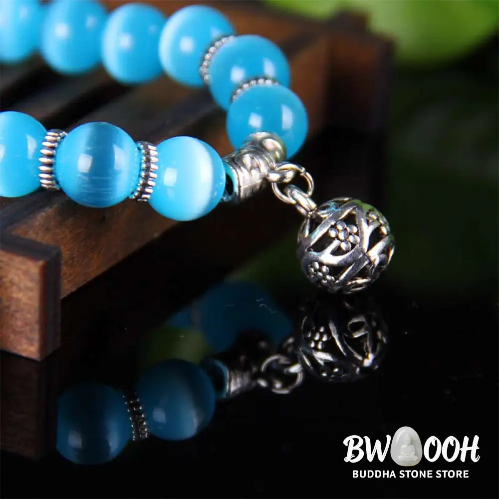 Buddha Stones Tibetan Cat Eye Lucky Bracelet - Bracelet