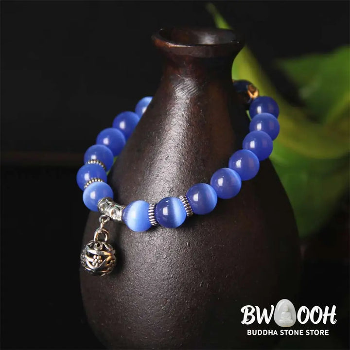 Buddha Stones Tibetan Cat Eye Lucky Bracelet - Bracelet