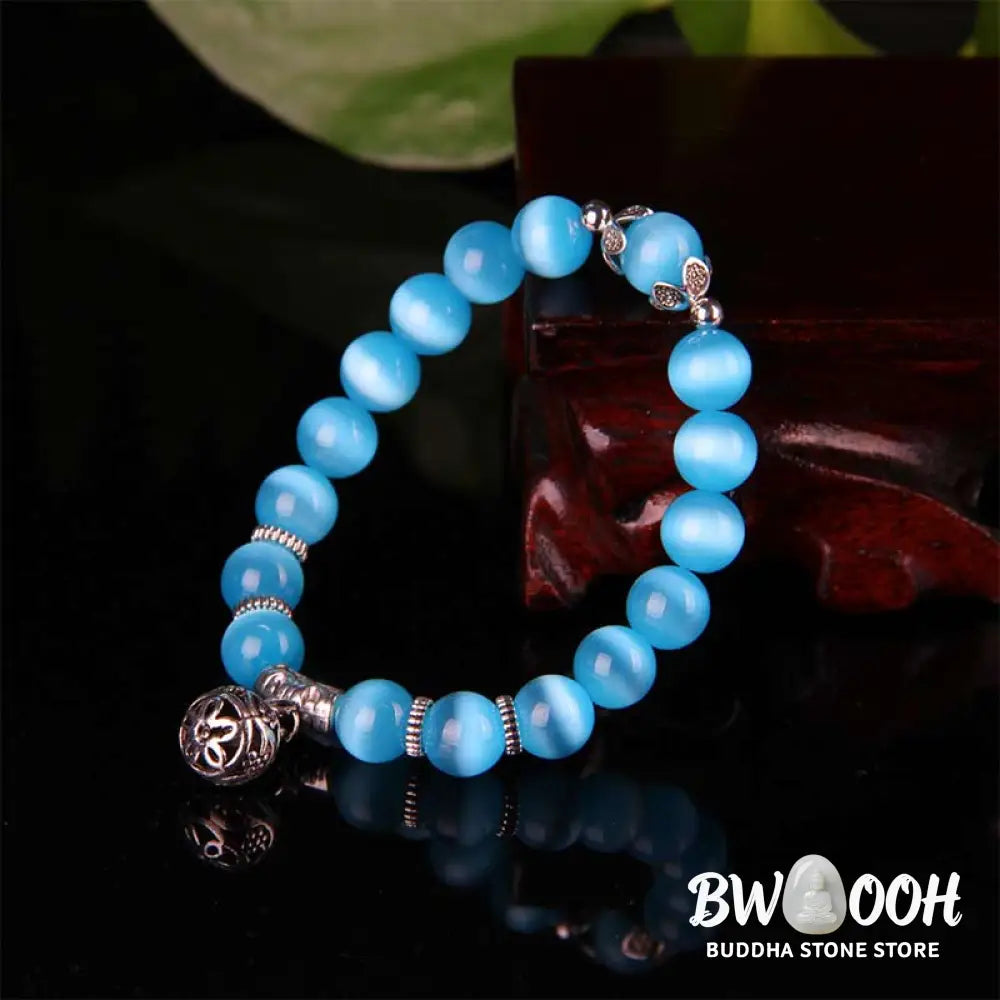 Buddha Stones Tibetan Cat Eye Lucky Bracelet - Bracelet