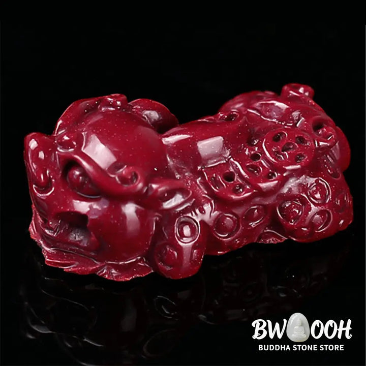 Buddha Stones Tibetan Cinnabar Pixiu Calm Bracelet - Cinnabar - Bracelet