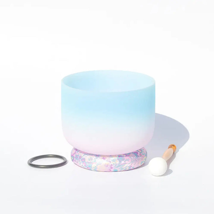 BWOOOH crystal singing bowl for meditation - Tibetan Crystal Sound Bowl Han