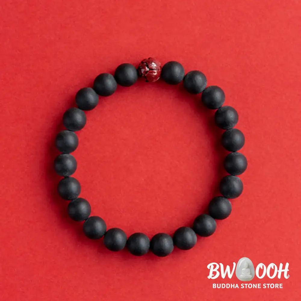BWOOOH Tibetan Cypress Cinnabar Lotus Healing Bracelet | natural stone spiritual bracelet for healing and mindful living
