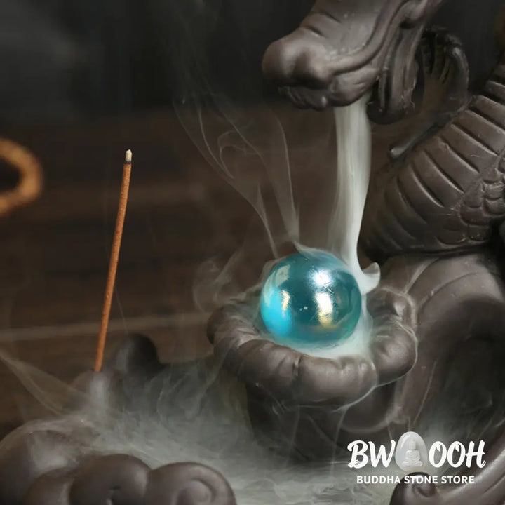 BWOOOH Tibetan Dragon Protection Incense Burner Decoration - Incense Burner