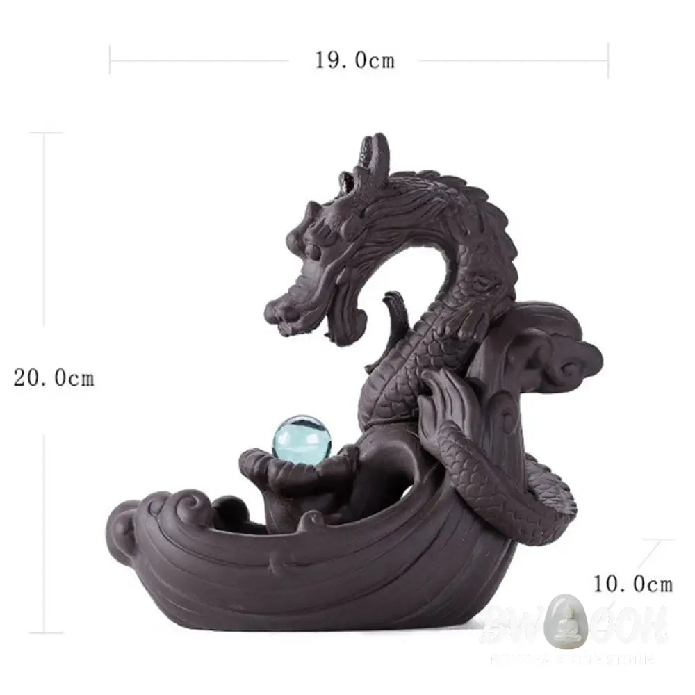 BWOOOH Tibetan Dragon Protection Incense Burner Decoration - Incense Burner