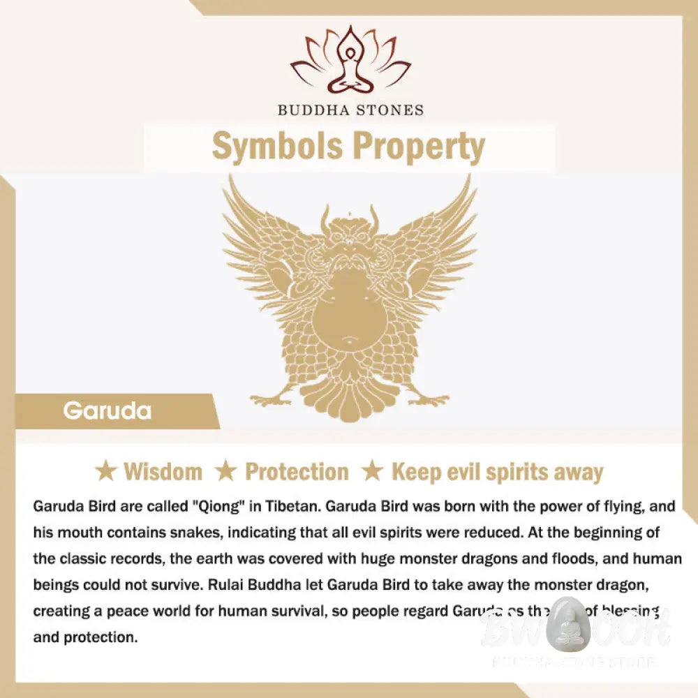 BWOOOH Tibetan Garuda Bird Wisdom Protection Bracelet Bangle - Garuda(Wisdom♥Protection) - Bracelet Bangle