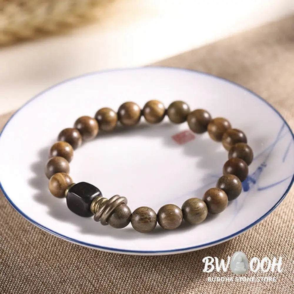 BWOOOH Tibetan Green Sandalwood Crystal Soothing Peace Bracelet - Bracelet - Bracelet