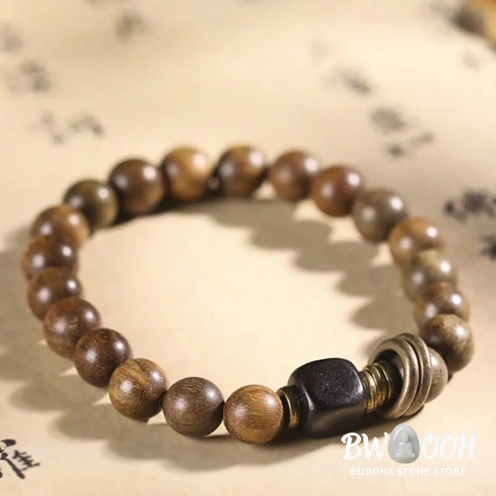 BWOOOH Tibetan Green Sandalwood Crystal Soothing Peace Bracelet - Bracelet - Bracelet