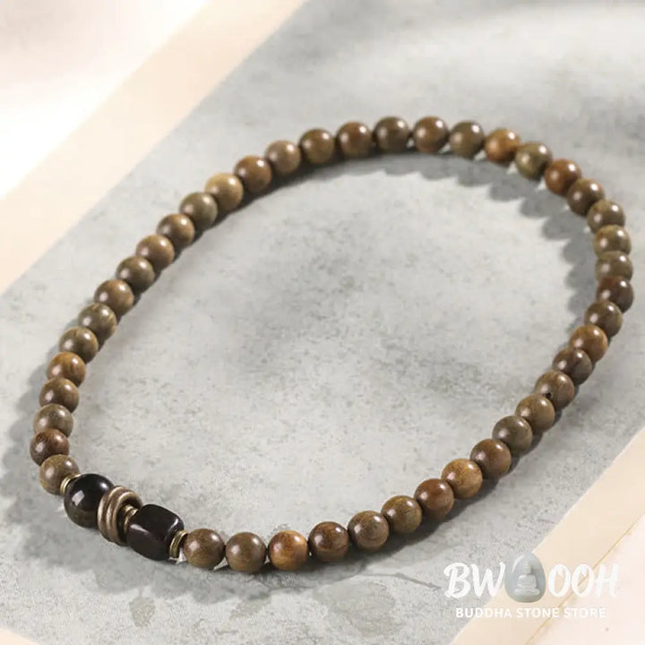 BWOOOH Tibetan Green Sandalwood Crystal Soothing Peace Bracelet - Bracelet - Bracelet