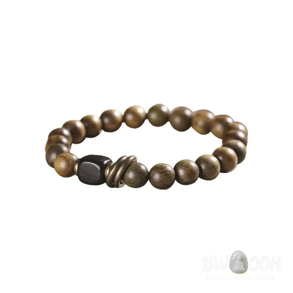BWOOOH Tibetan Green Sandalwood Crystal Soothing Peace Bracelet - Bracelet - Bracelet