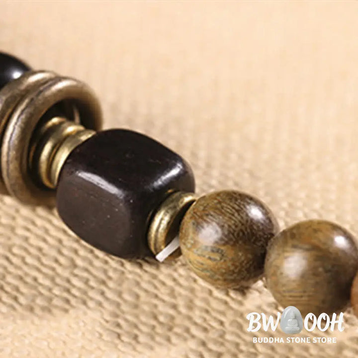 BWOOOH Tibetan Green Sandalwood Crystal Soothing Peace Bracelet - Bracelet - Bracelet