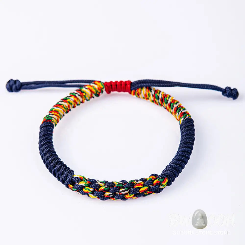 Buddha Stones Tibetan Handmade Colorful King Kong Knot Luck Braid String Bracelet - BWOOOH - Bracelet