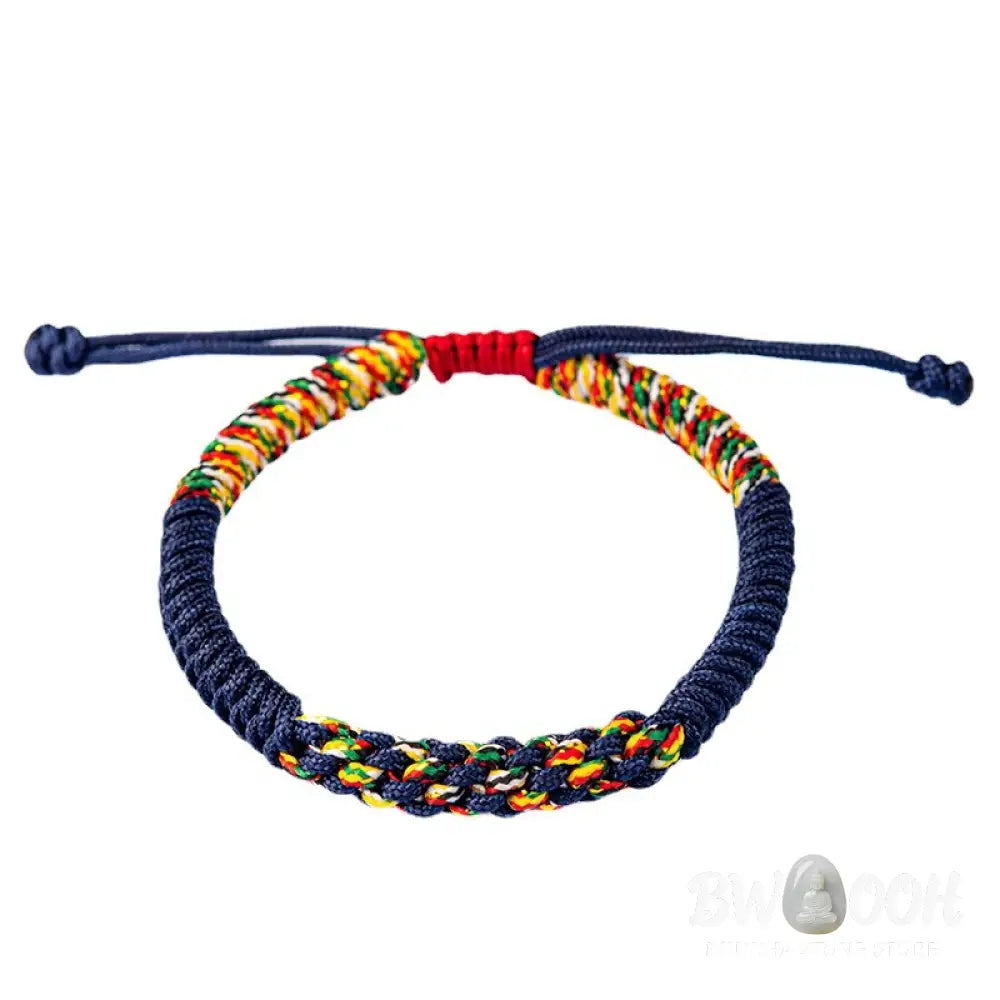 Buddha Stones Tibetan Handmade Colorful King Kong Knot Luck Braid String Bracelet - BWOOOH - Bracelet