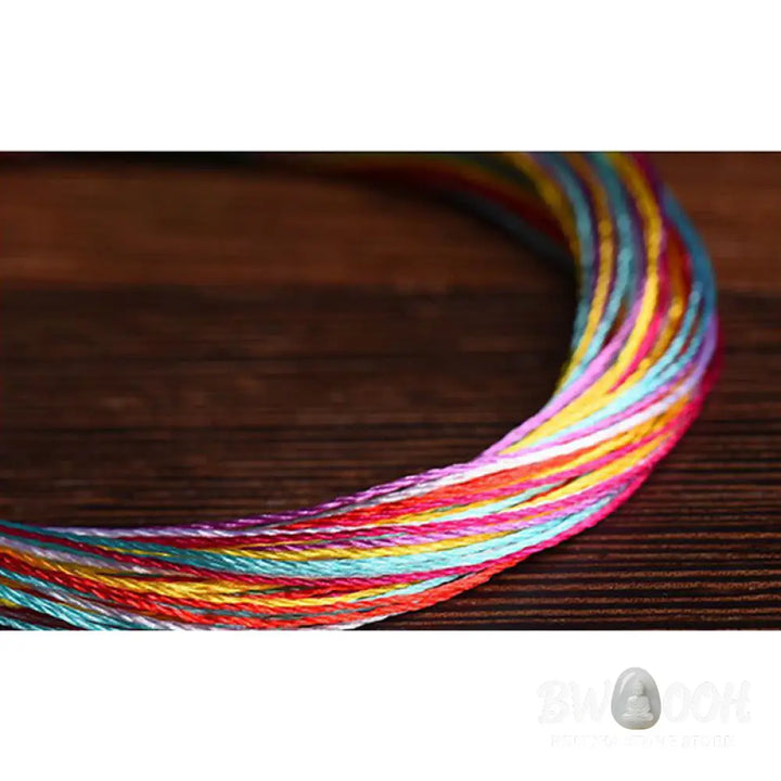 BWOOOH Tibetan Handmade Five Colorful Thread Dragon Boat Festival Protection Adult Child String Bracelet