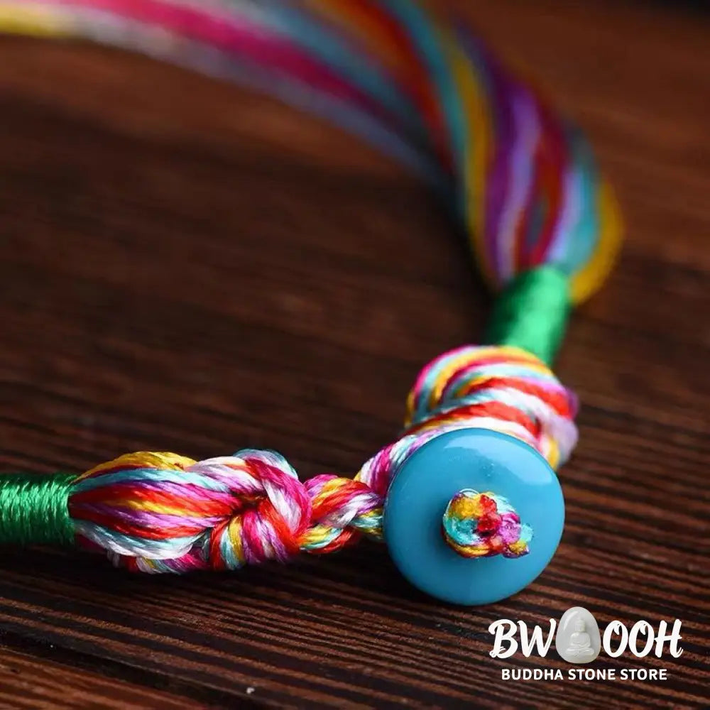 BWOOOH Tibetan Handmade Five Colorful Thread Dragon Boat Festival Protection Adult Child String Bracelet