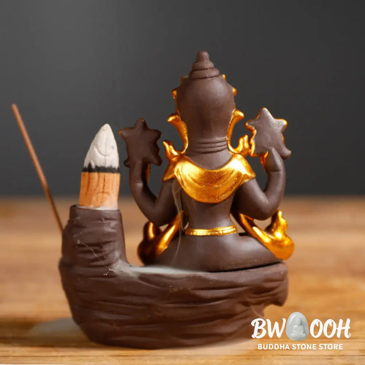 Buddha Stones Tibetan Buddha Healing Incense Burner Decoration - Incense Burner