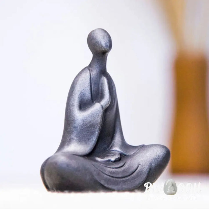 BWOOOH resin Buddha statue - Tibetan Buddha Iron Powder Rust Cas