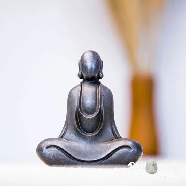 BWOOOH resin Buddha statue - Tibetan Buddha Iron Powder Rust Cas