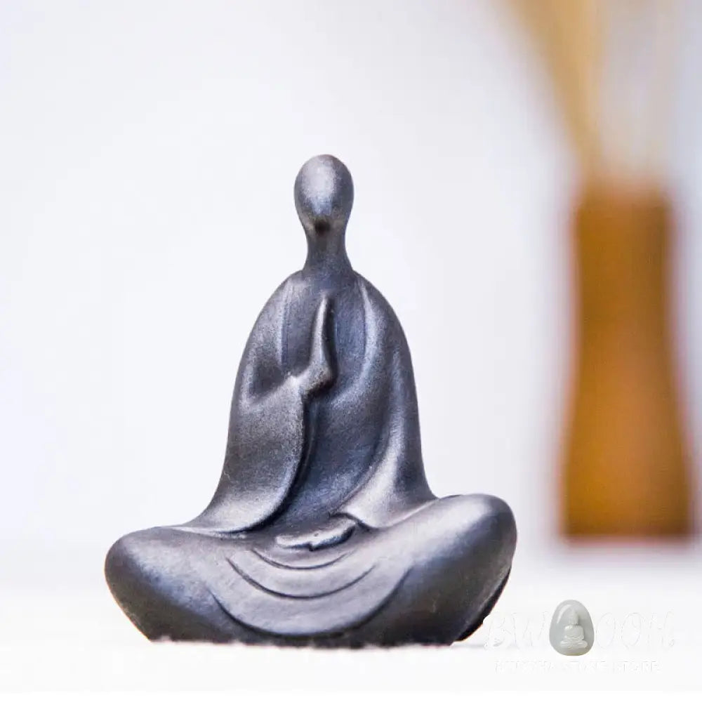 BWOOOH resin Buddha statue - Tibetan Buddha Iron Powder Rust Cas