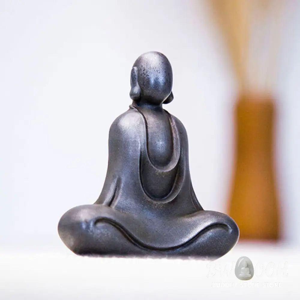 BWOOOH resin Buddha statue - Tibetan Buddha Iron Powder Rust Cas