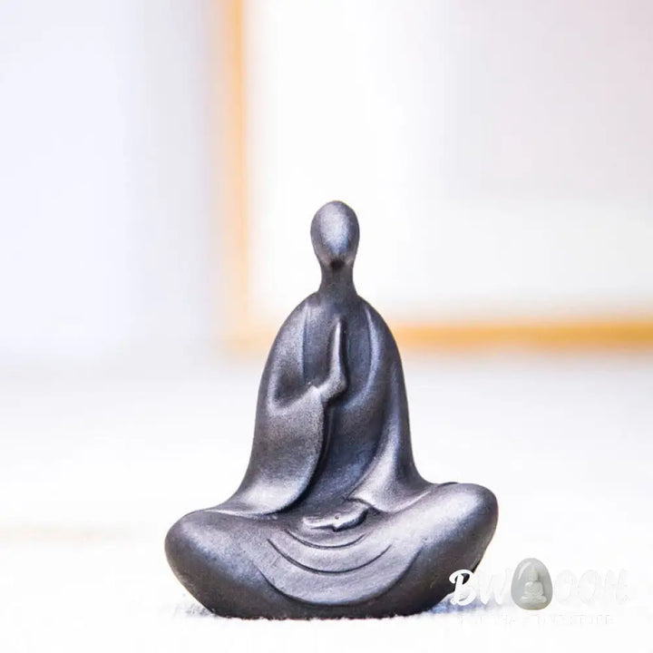 BWOOOH resin Buddha statue - Tibetan Buddha Iron Powder Rust Cas