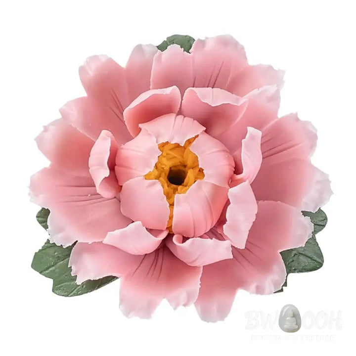 BWOOOH Tibetan Lotus Blessing Ceramic Stick Incense Burner Decoration - Incense Burner