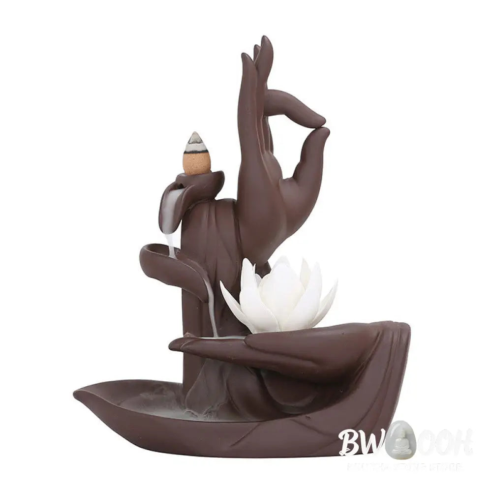 BWOOOH Tibetan Lotus Blessing Incense Burner Decoration - Incense Burner