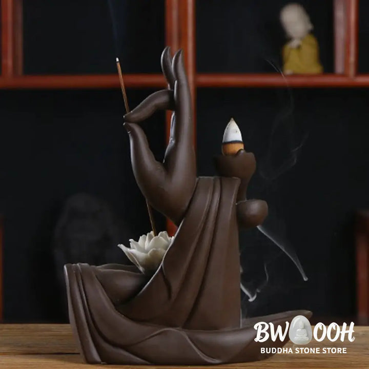 BWOOOH Tibetan Lotus Blessing Incense Burner Decoration - Incense Burner
