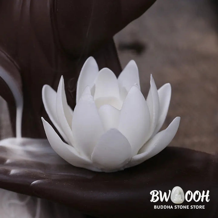 BWOOOH Tibetan Lotus Blessing Incense Burner Decoration - Incense Burner