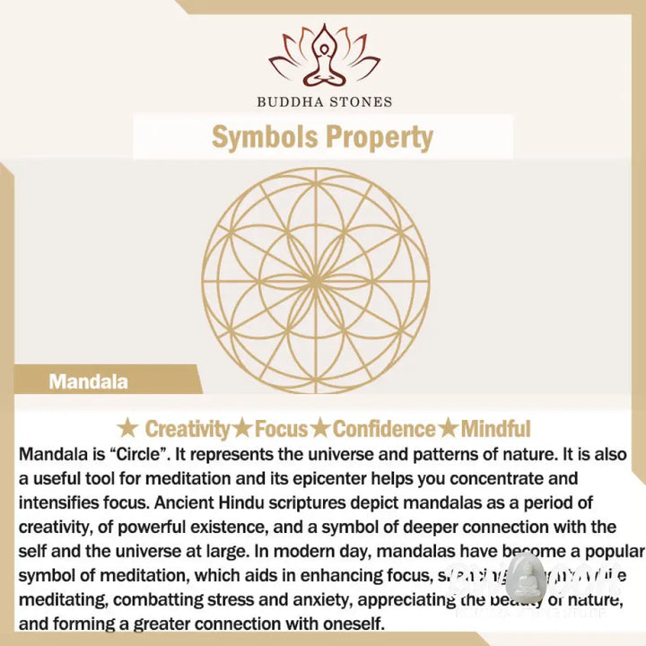 Buddha Stones Tibetan Lotus Mandala Enlightenment Foldable Natural Rubber Yoga Mat Decoration - Yoga Mat