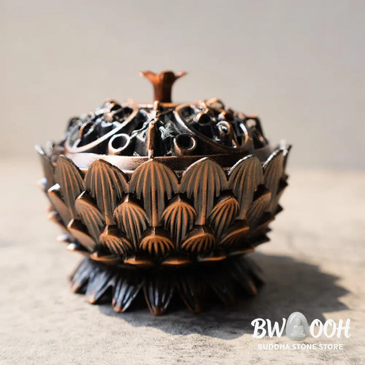 BWOOOH Tibetan Lotus Shaped Purify Incense Burner - Incense Burner