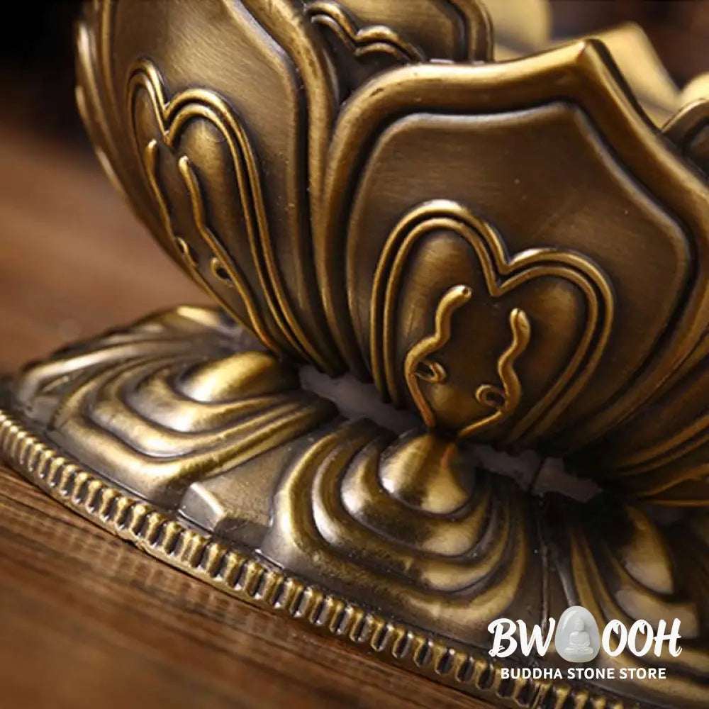 BWOOOH Tibetan Lotus Shaped Purify Incense Burner - Incense Burner