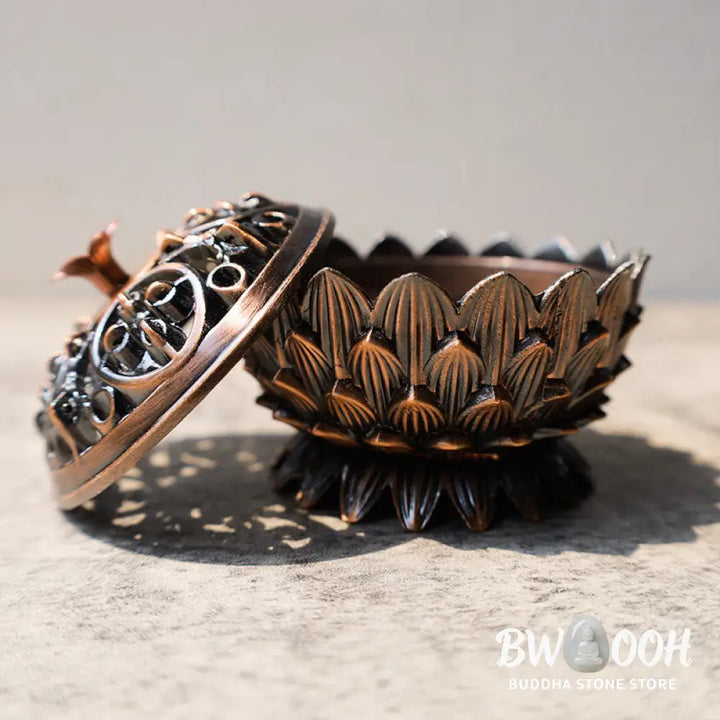 BWOOOH Tibetan Lotus Shaped Purify Incense Burner - Incense Burner