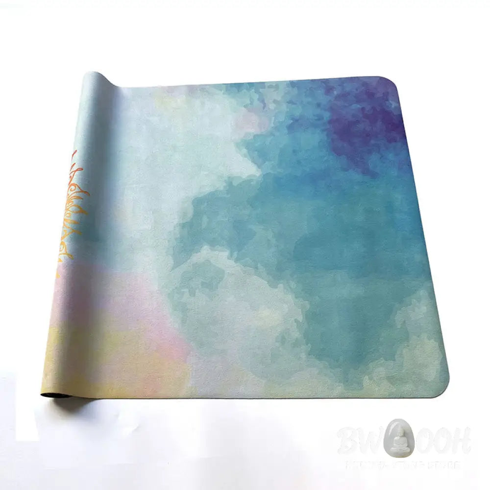 Buddha Stones Tibetan Mandala Elephant Lotus Koi Fish Mindful Natural Rubber Yoga Mat Decoration - Yoga Mat