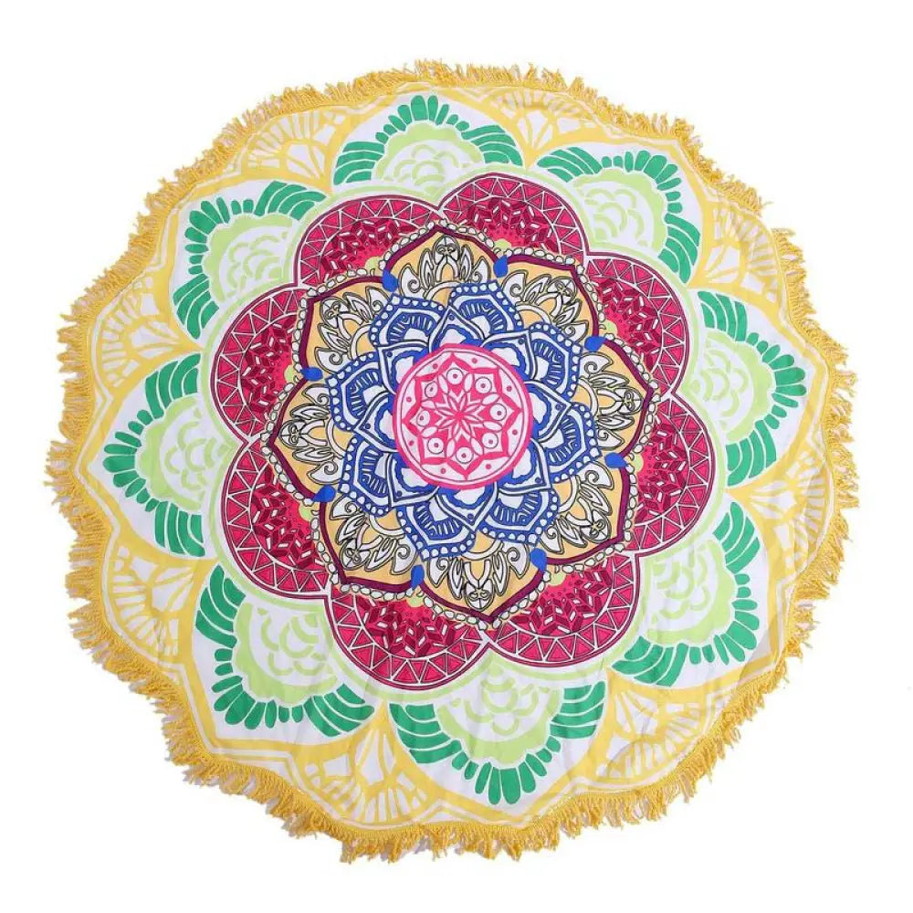 Buddha Stones Tibetan Mandala Harmony Mat Decoration - 3 - Decorations
