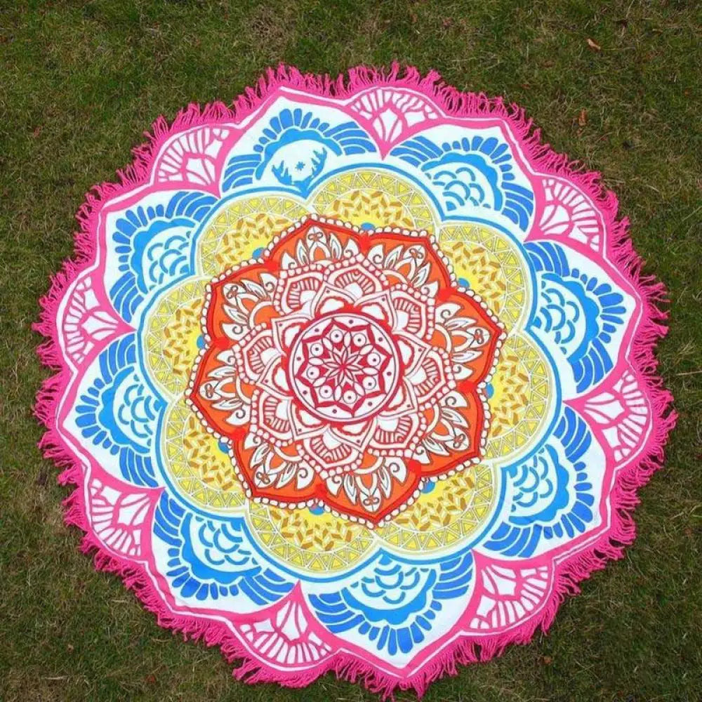 Buddha Stones Tibetan Mandala Harmony Mat Decoration - 4 - Decorations