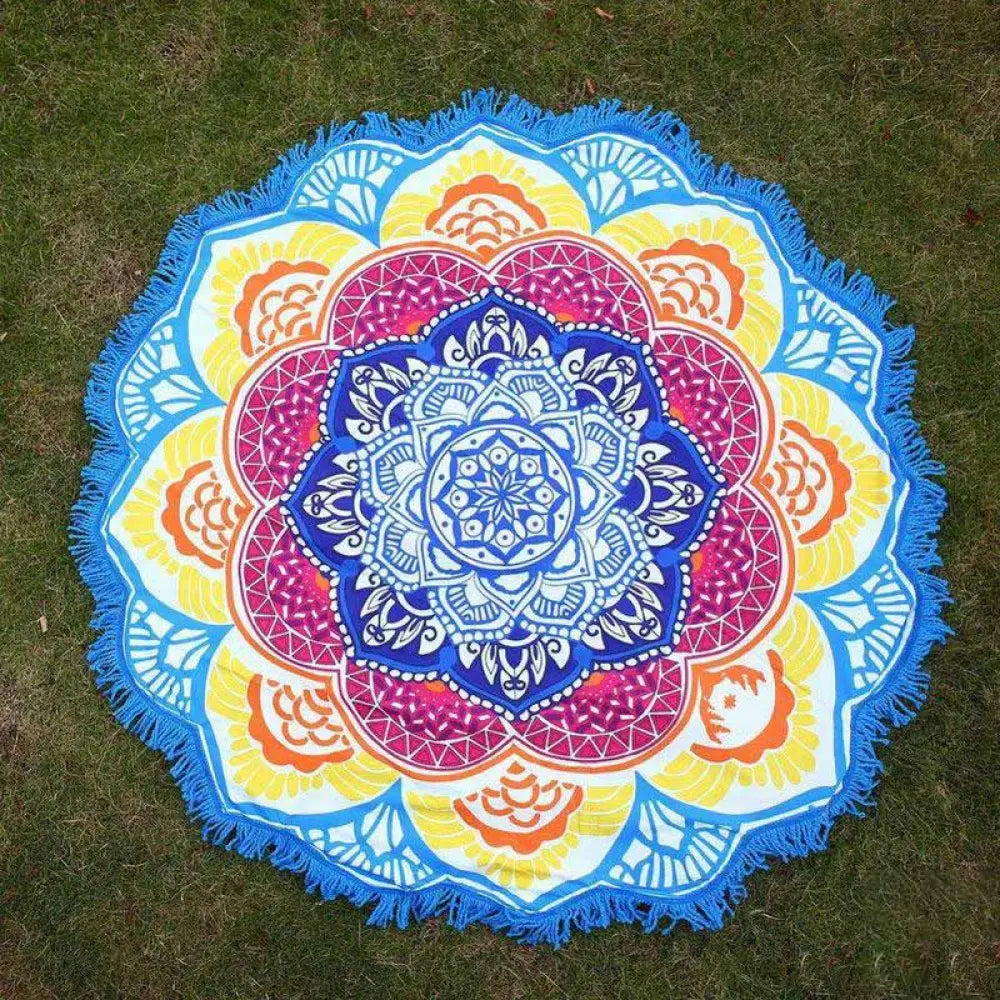 Buddha Stones Tibetan Mandala Harmony Mat Decoration - 6 - Decorations