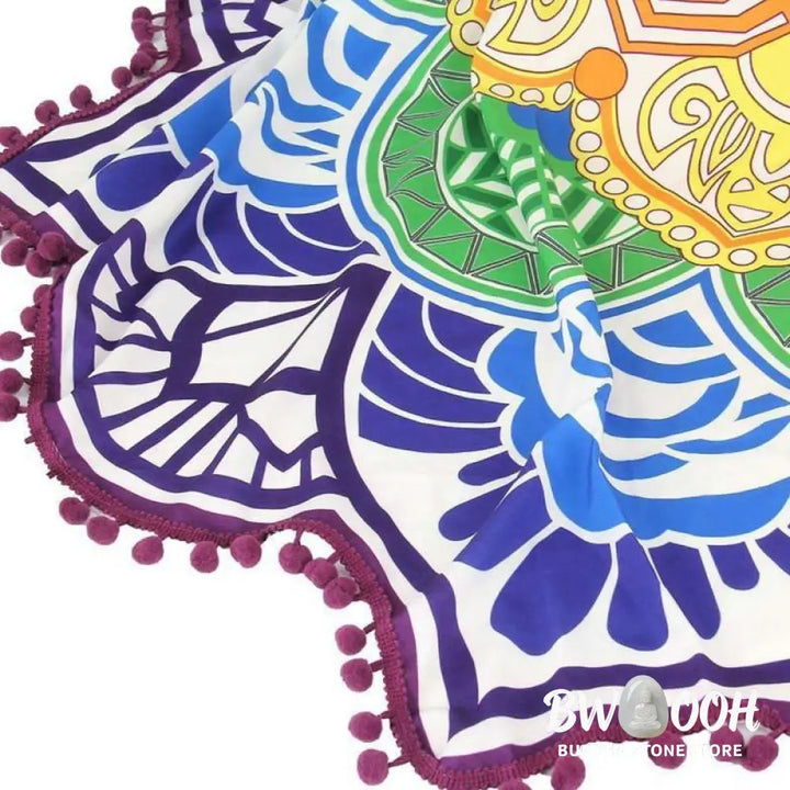 Buddha Stones Tibetan Mandala Harmony Mat Decoration - Decorations