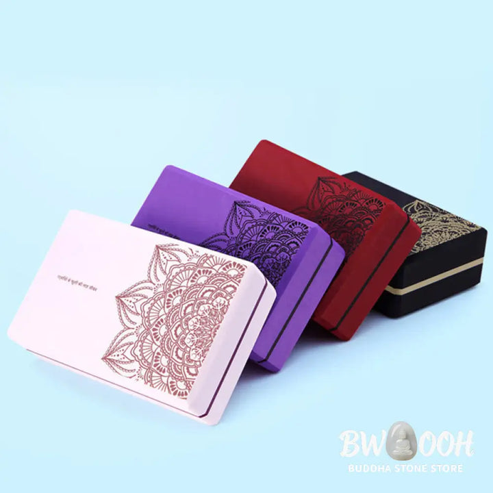Buddha Stones Tibetan Mandala Mindful Soft Non-Slip Foam Yoga Block - Yoga Block