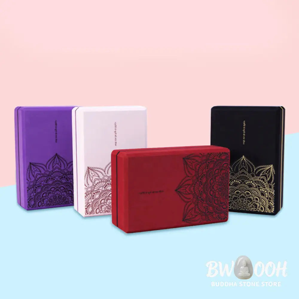 Buddha Stones Tibetan Mandala Mindful Soft Non-Slip Foam Yoga Block - Yoga Block