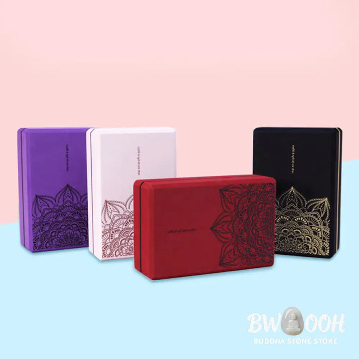 Buddha Stones Tibetan Mandala Mindful Soft Non-Slip Foam Yoga Block - Yoga Block