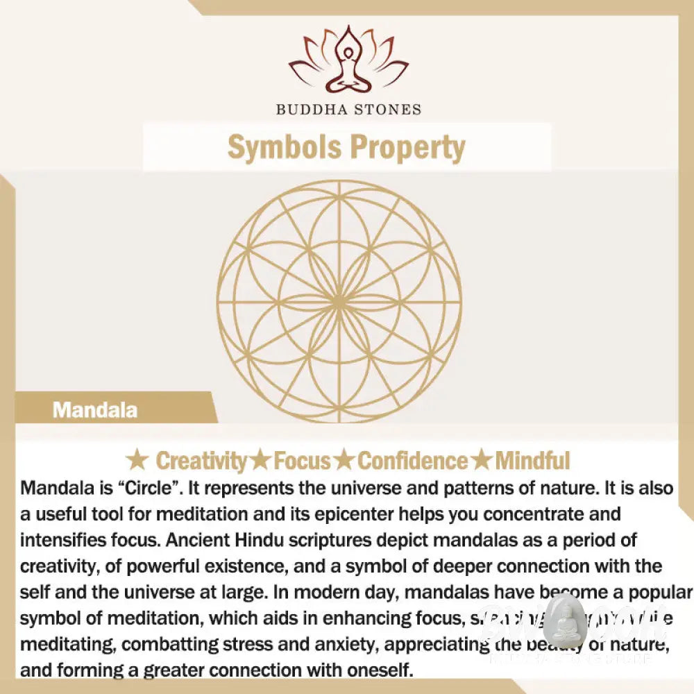 Buddha Stones Tibetan Mandala Mindful Soft Non-Slip Foam Yoga Block - Yoga Block