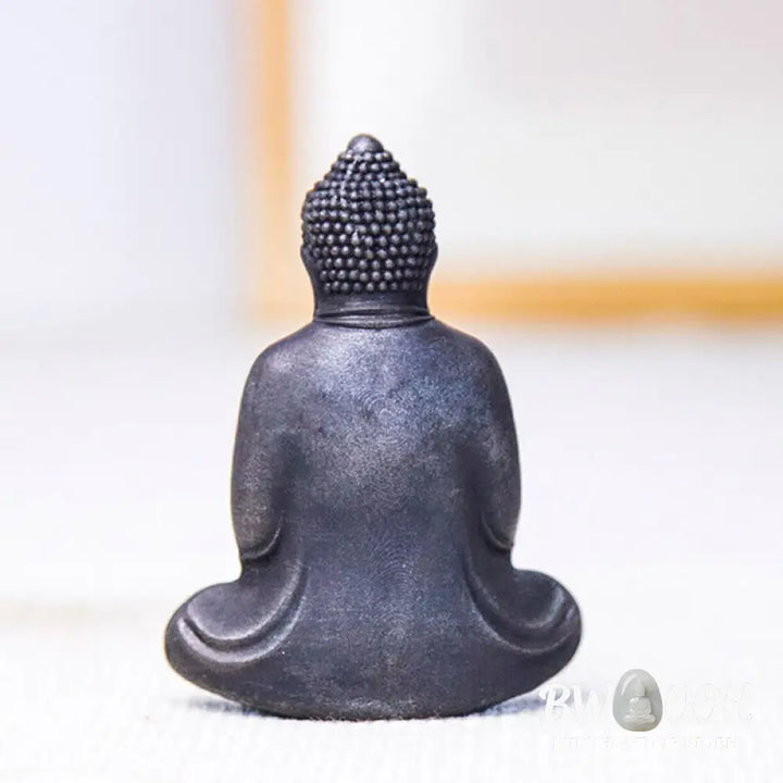 BWOOOH resin Buddha statue - Tibetan Meditating Buddha Iron Powd