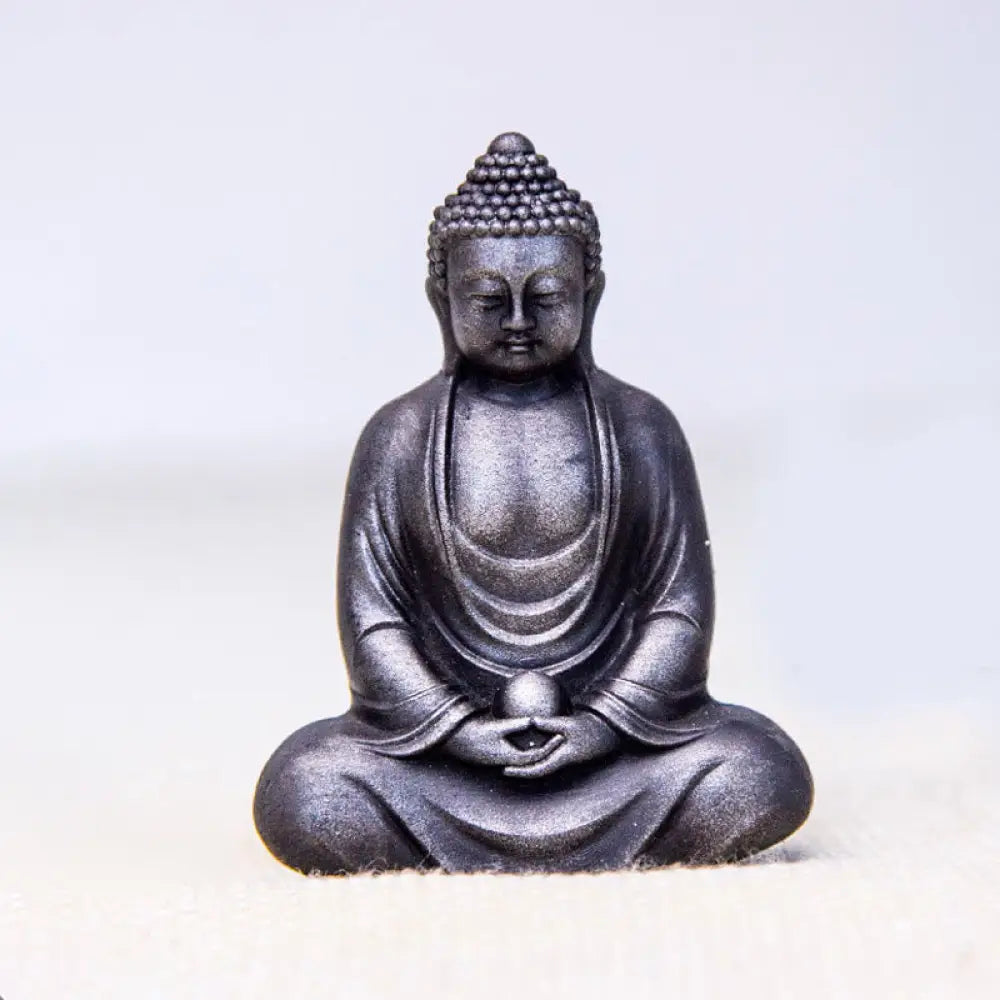 BWOOOH resin Buddha statue - Tibetan Meditating Buddha Iron Powd