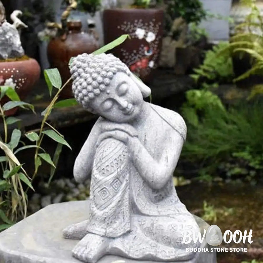 BWOOOH Tibetan Meditation Buddha Blessing Compassion Serenity Home Decoration - Decorations