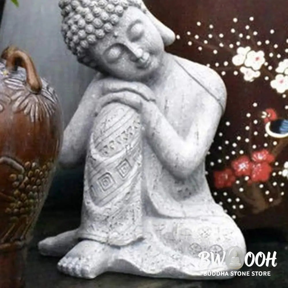 BWOOOH Tibetan Meditation Buddha Blessing Compassion Serenity Home Decoration - Decorations