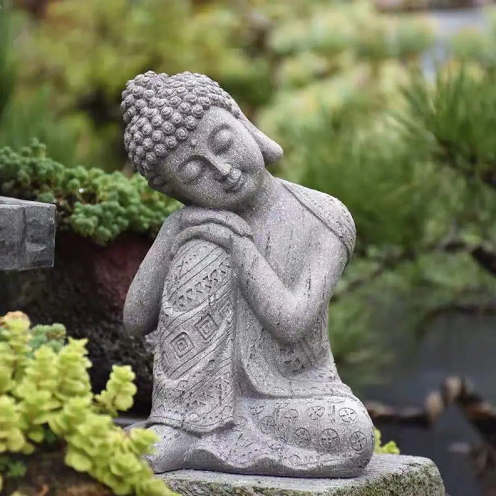 BWOOOH Tibetan Meditation Buddha Blessing Compassion Serenity Home Decoration - Sleeping Buddha - Decorations