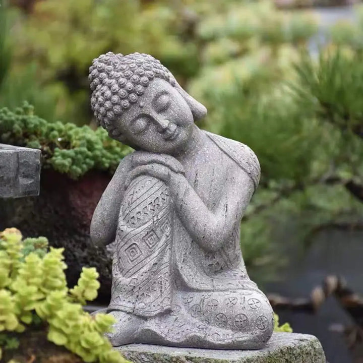 BWOOOH Tibetan Meditation Buddha Blessing Compassion Serenity Home Decoration - Sleeping Buddha - Decorations