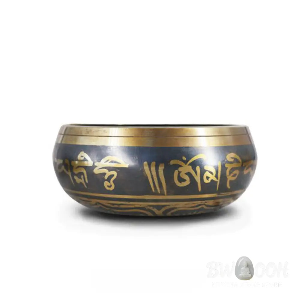 BWOOOH Tibetan Meditation Bowl for Healing and Mindfulness Om Mani Padme Hum Singing Bowl - Singing Bowl